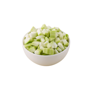 Bottle gourd cut pieces