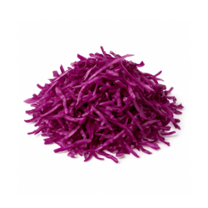 Red cabbage grated